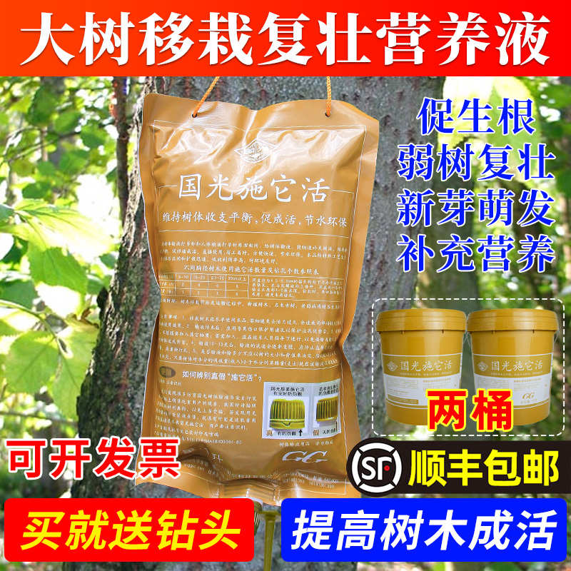 国光施它活大树营养液吊针液植物生根液树木移栽输液袋果树