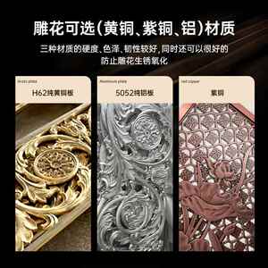 订制安装别墅铝艺楼梯栏杆价格 铜艺护栏 雕花扶手 欧式雕刻围栏