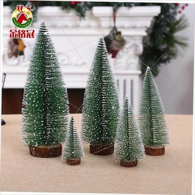Christmas cedar mini pine needle tabletop decoration