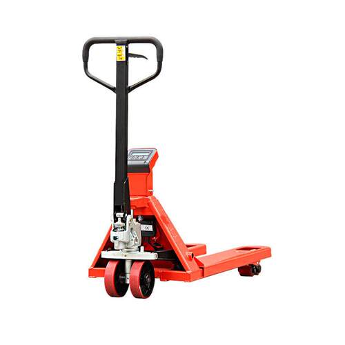 广洲带称叉车电子秤手动搬运车带称托盘叉车电子秤手动液压升降