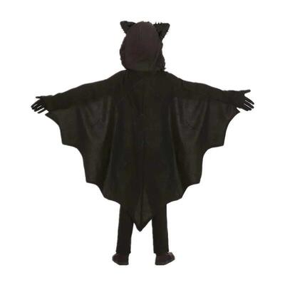 Bat Vampire Hooded Costume Halloween Anime Black Bat Deluxe