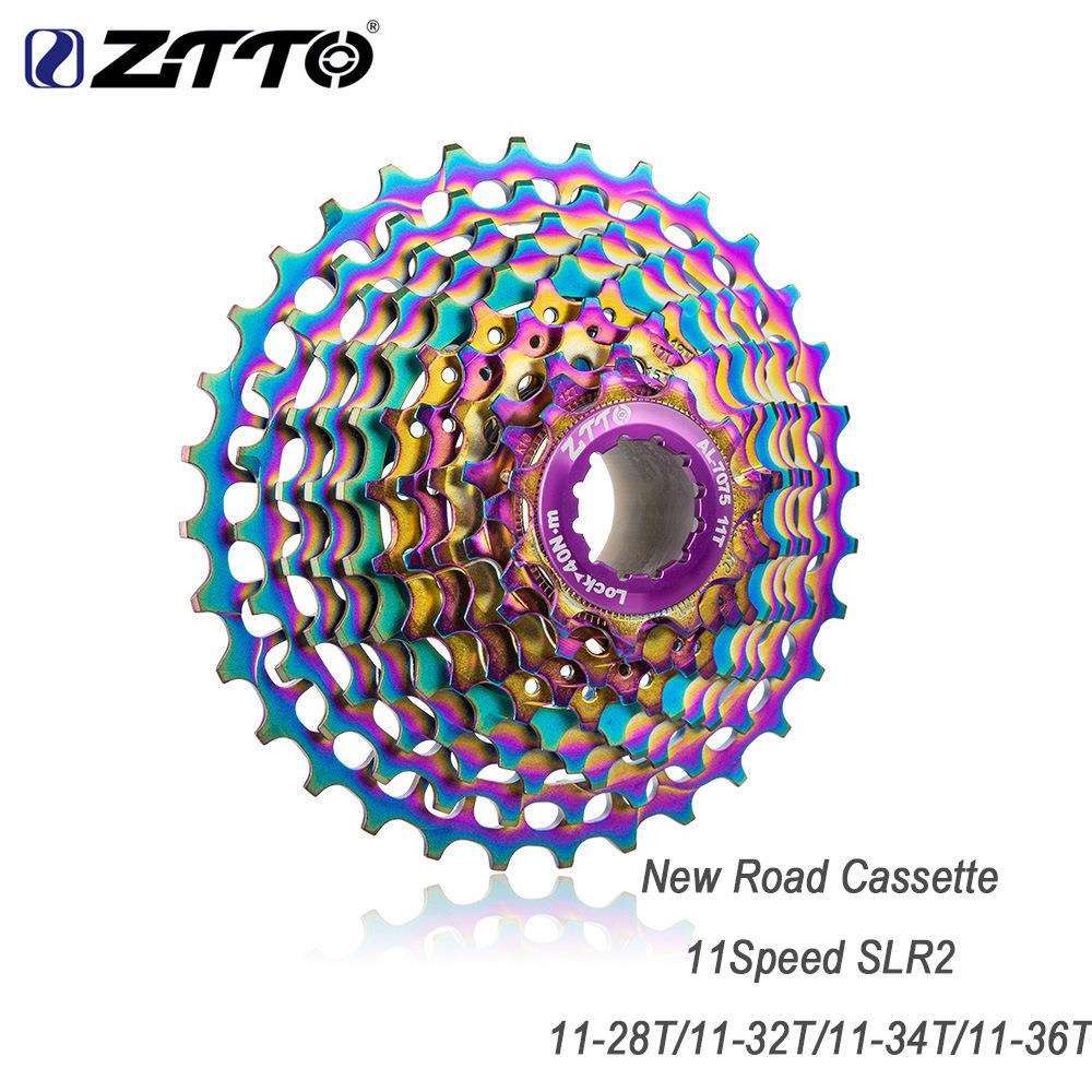 ZTTO CNC五彩11速28T/32T/34T/36T公路车卡式飞轮 公路飞轮