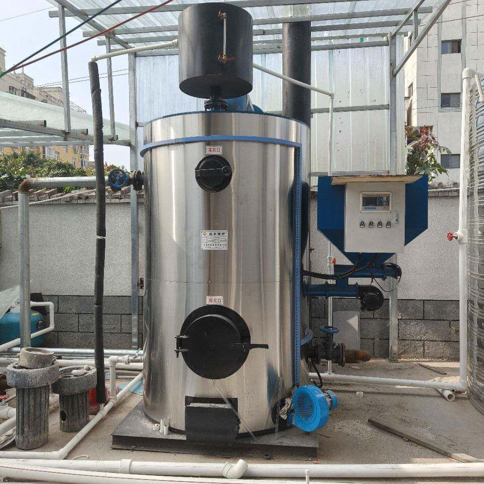 立式生物质热水锅炉浴池专用温室大棚供暖节能全自动恒温锅炉