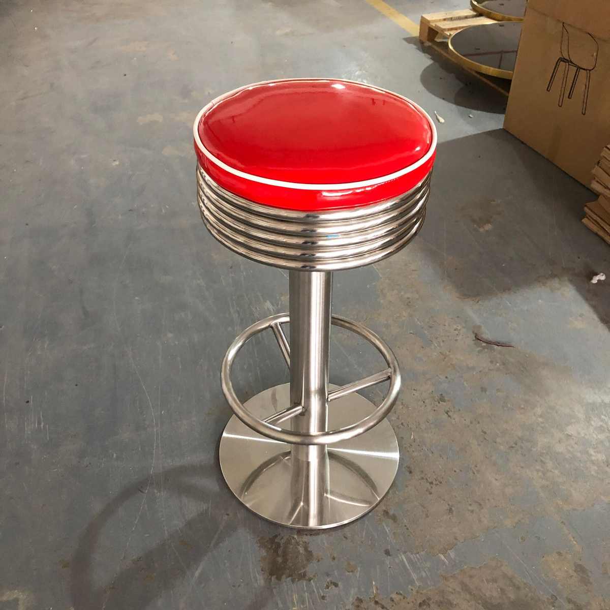 Ryan.Bros美国复古快餐椅吧凳美式吧台凳子纯正American Diner