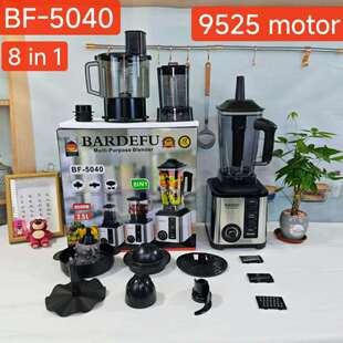 3L8in1blender不锈钢大容量金属破壁机沙冰果汁搅拌机研磨机静音