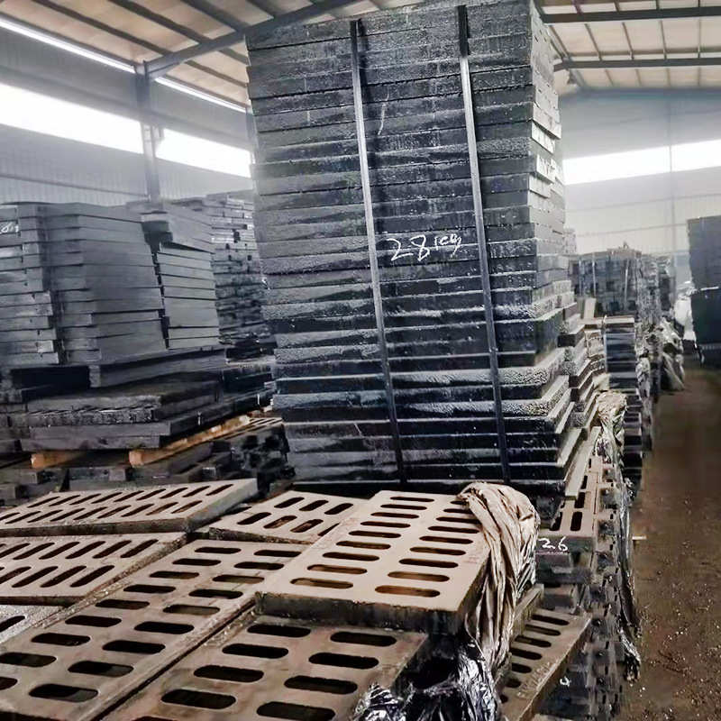 轻型球墨铸铁雨水篦子 下水道重型铸铁沟盖板 450*750铸铁篦子厂