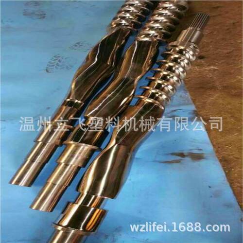 好品质锥喷螺双料筒杆 供应熔布机螺杆LF-Φ15-料筒 耐腐蚀锥双料