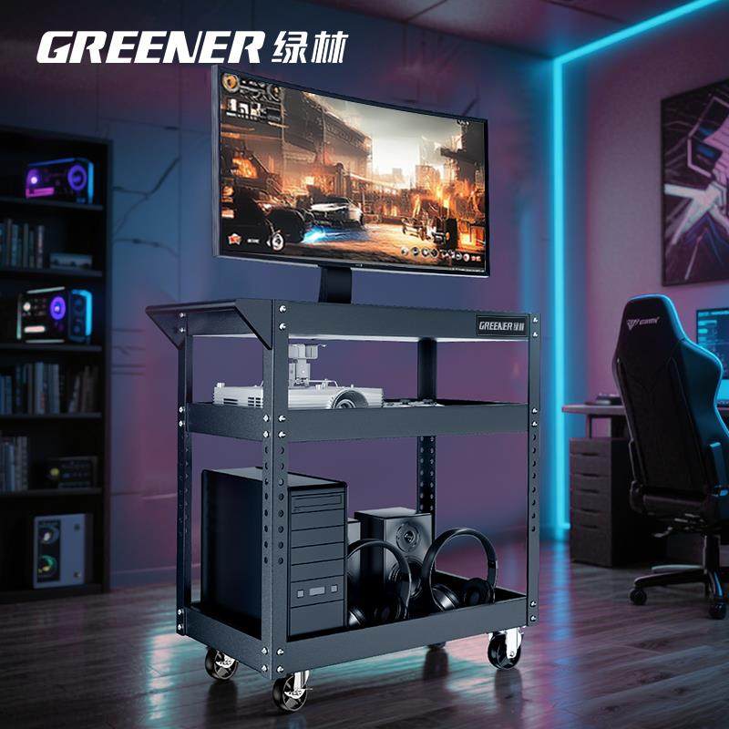 ?绿脑林机托架电机箱移动底座台式海主架景房显示Fhzuxxrx器放置