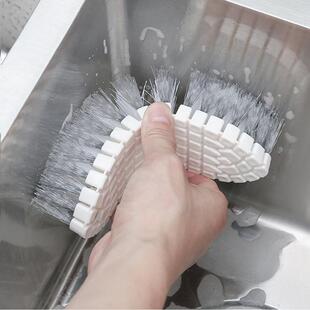 Flexible kitchen stove cleaning brush, sink brush, bathtub t