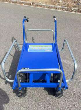 手推电鸡公车板车自动搬平运四动838轮手推车山地越野爬坡全老虎