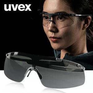 UVEX9072213护目镜运动款轻便防雾防风沙防尘女骑行跑步防护眼镜
