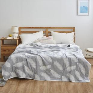 120X150cm 午睡盖毯 纯棉六层纱布毛巾被 夏凉被