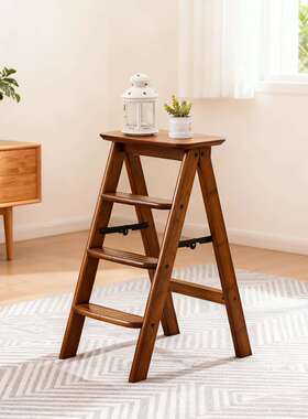 ?加厚梯家用可折叠凳梯室内高取物凳三步凳多登功凳能厨UYU房稳步