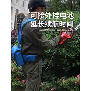 电动绿篱修剪机修枝机绿化绿篱机插电式茶树剪篱笆剪冬青修剪器