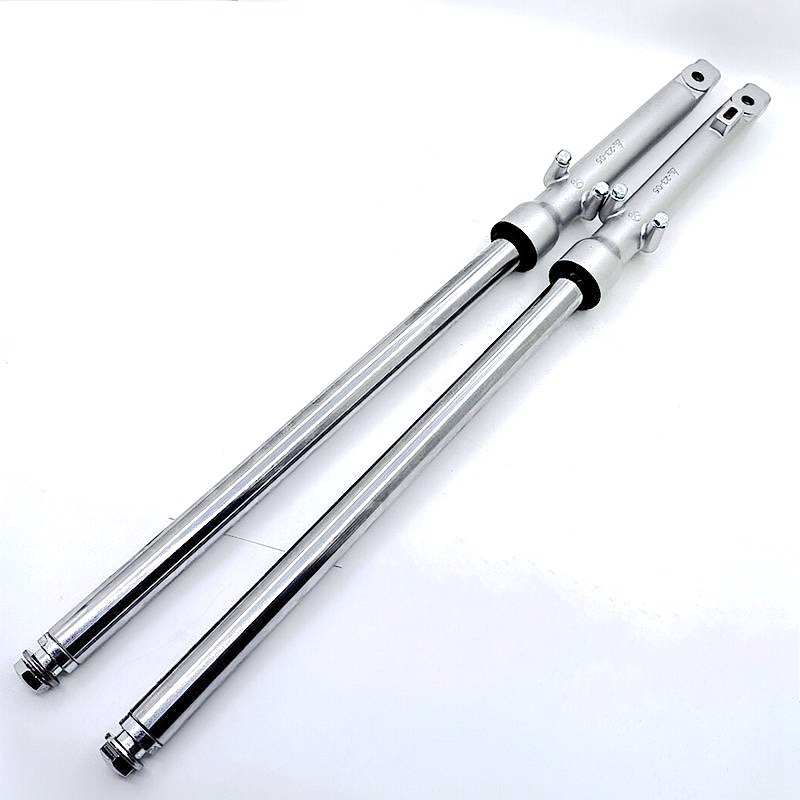 适用嘉陵70弯梁建设50助力车48CC摩托车前减震 前避震器 前叉一对