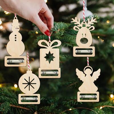20pcsChristmas Different Tree Hanging Ornament Personalized