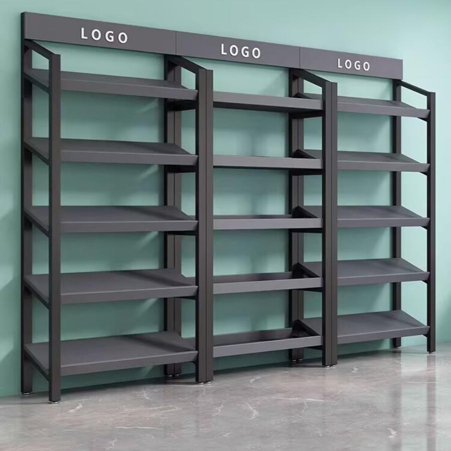 货架展示柜烟酒陈列零食置物产品超市便利店宠物样品鞋店书刊多层