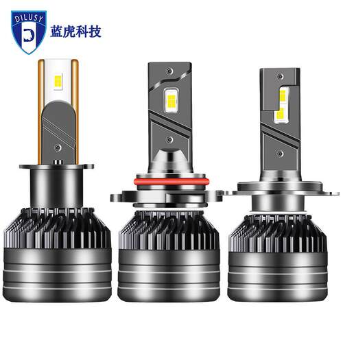 现货直供60W内置解码LED大灯 双铜管大功率车灯H1H4汽车LED大灯