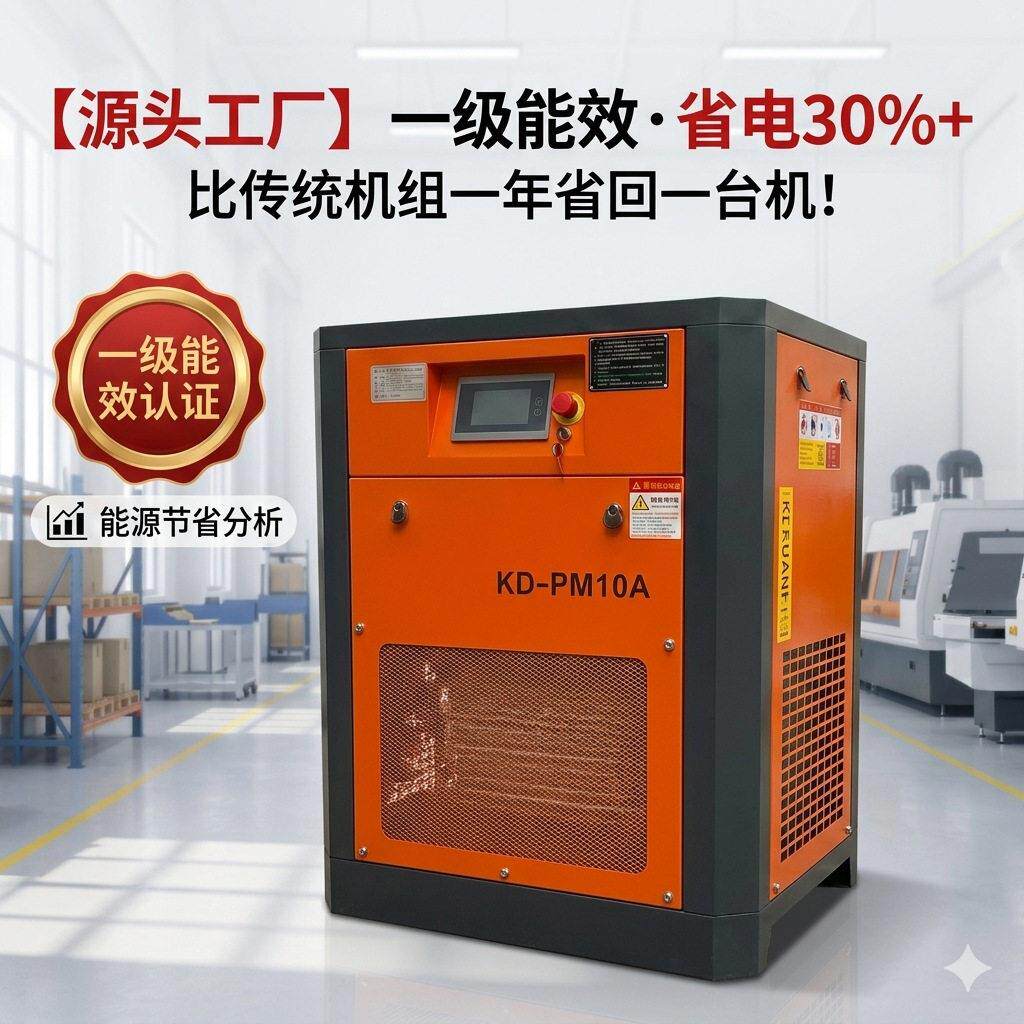 科炫风工业级螺杆式永磁变频空压机 7.5kw/15kw/22kw 现货直发