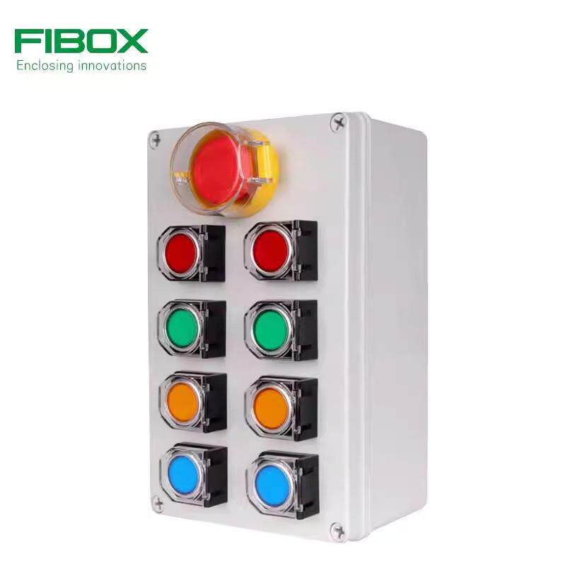 FIBOX菲宝斯塑料密封箱PICCOLO系列按钮端子防水盒户外防护罩外壳