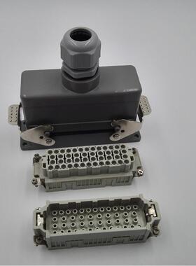 4机6芯系列重连接器矩形车火车航DOH空插头高载压柜二次插头HEE-0