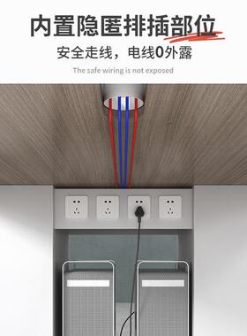 办现代职员办公桌组KA-001合公室桌子椅风工位电脑桌卡座4四6人屏