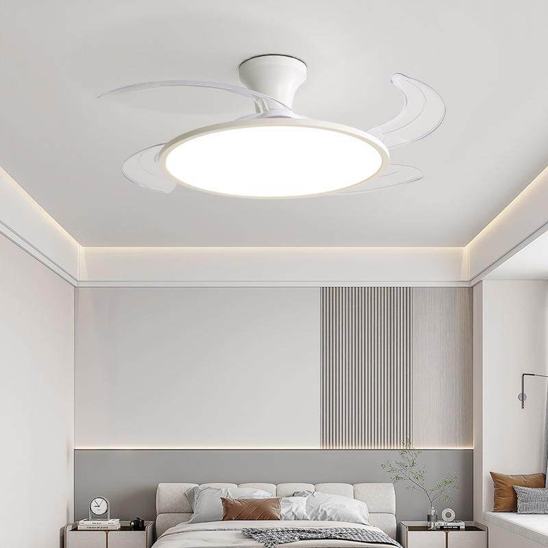 隐形风扇灯2025新款简约吊扇灯吸顶家用客厅餐厅卧室电扇吊灯L263