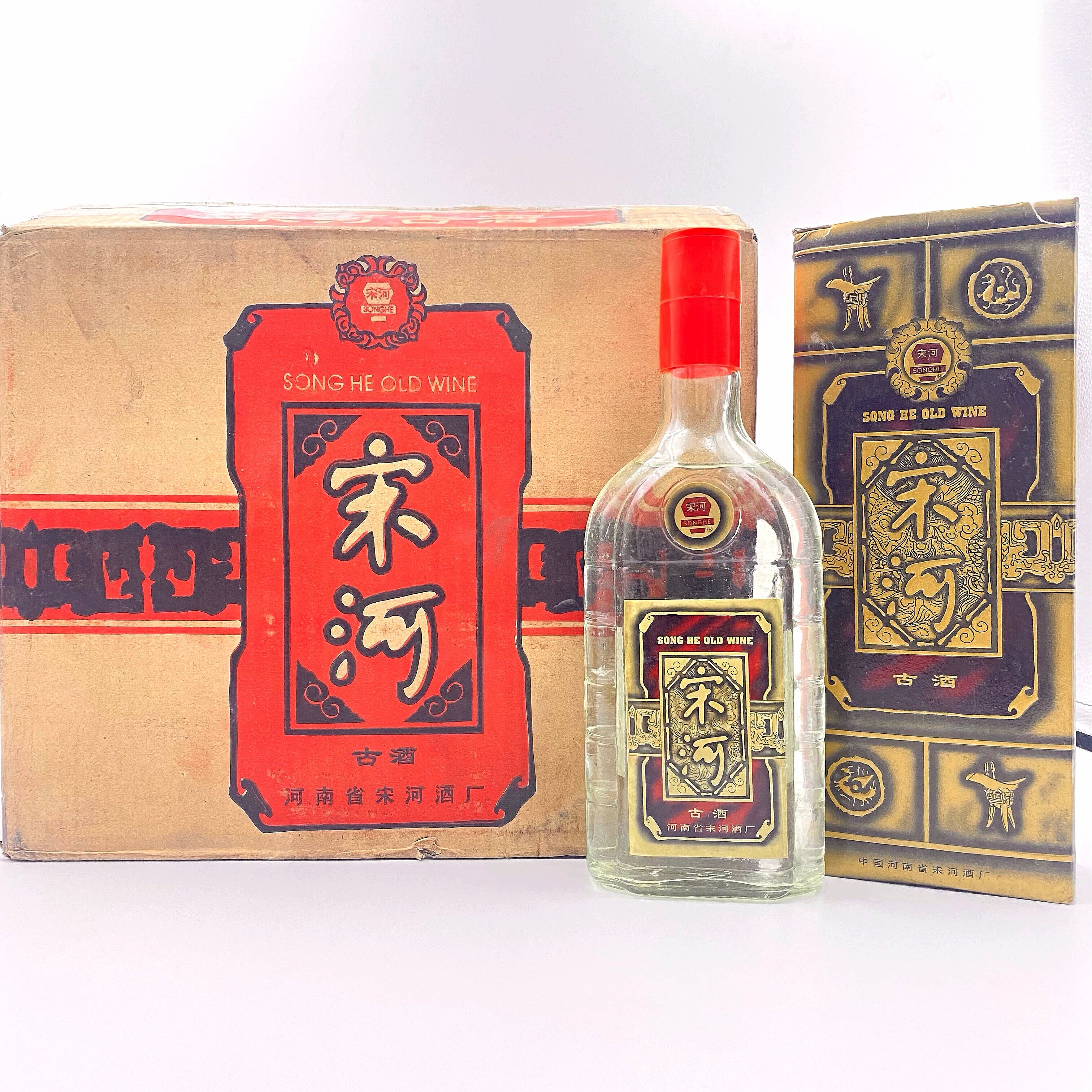 1997年52度宋河古酒500ml*6瓶浓香型白酒 纯粮酿造 过节送礼佳品