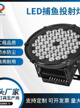 大功率led投射灯投光灯300W600W户外码头照明海上远距离铺鱼灯