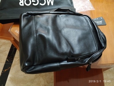 麦哲双肩包男背包真皮旅行包时尚潮流休闲包大容量牛皮电脑包男包怎么样？不要单看众测表面？