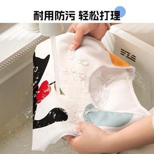 防油做饭05围裙2天鱼地罩衣感ltao1000防2水家用新款 厨房工作服马