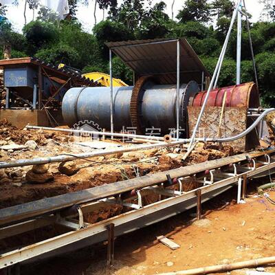 整条选金设备锡矿 大型采矿机器 可移动矿山分选 移动淘洗系统