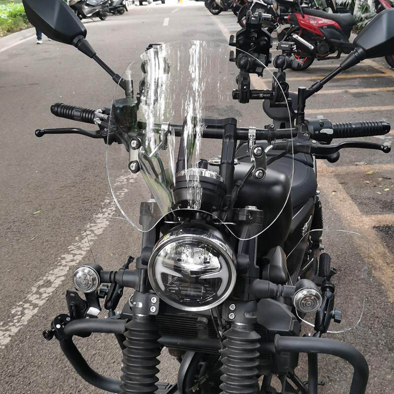 适用于摩托车高金雷神GK500/GK1200 /Thor650改装前挡风玻璃配件