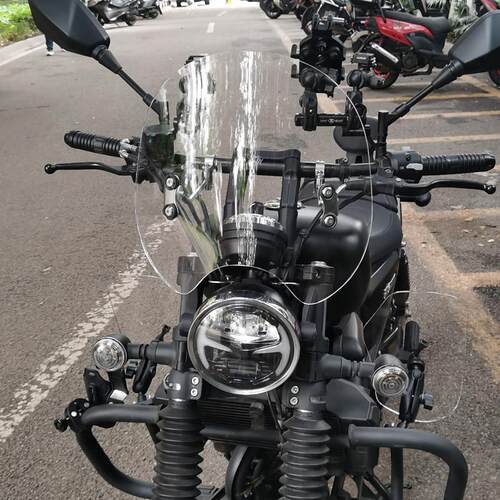 适用于摩托车高金雷神GK500/GK1200 /Thor650改装前挡风玻璃配件