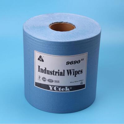 昆山大卷纸厂家供应工业擦拭布大卷蓝色绿色大卷纸吸水油墨