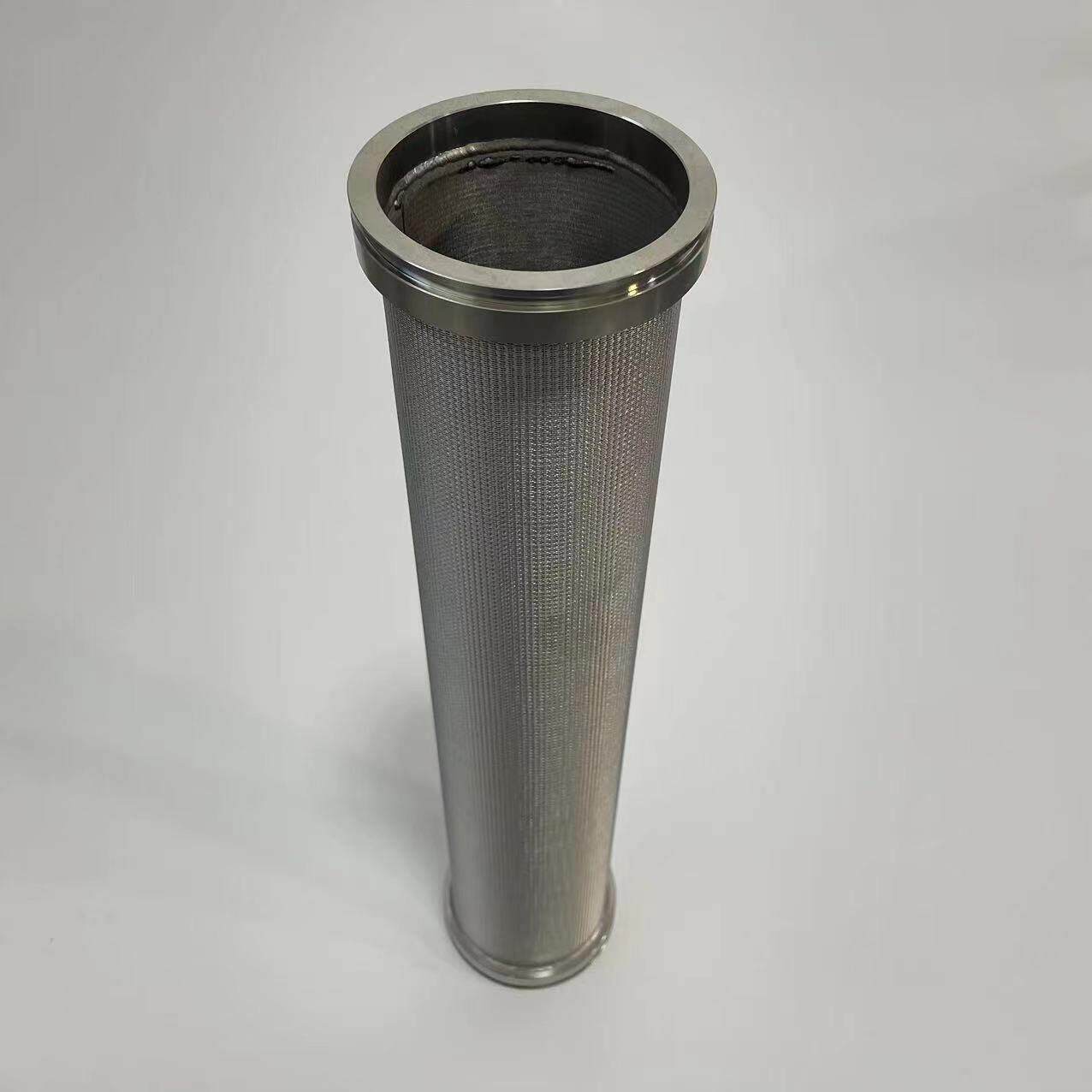 316不锈钢席型网机油滤筒分离筛漏网冲孔板圆孔粉类滤芯150目