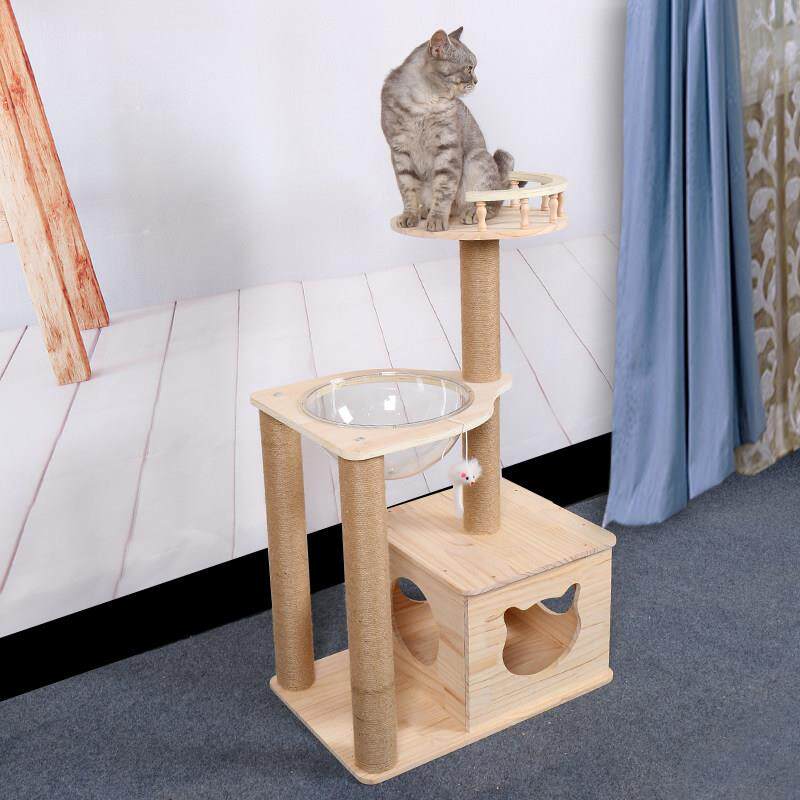 实木猫爬架实木实心爬柱DIY猫爬架自制猫爬架材料可定制