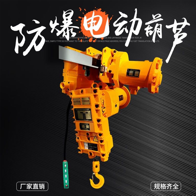 厂家制造宁波环链电动葫芦HETEP01-01防爆环链电动葫芦1t