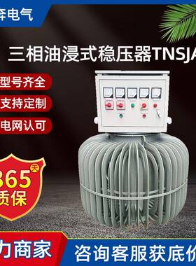 三相油浸式感应稳压器TNSJA-100/630KVA隧道380v工厂升压矿井桥梁