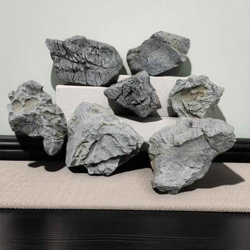 泡沫造观石B9966灰色石头仿真工艺假景石头装饰酒店园林舞台景青