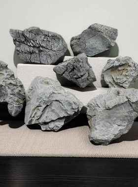 泡景沫观灰色石仿真工艺假石头装饰酒店石园林舞台造头景B9966青