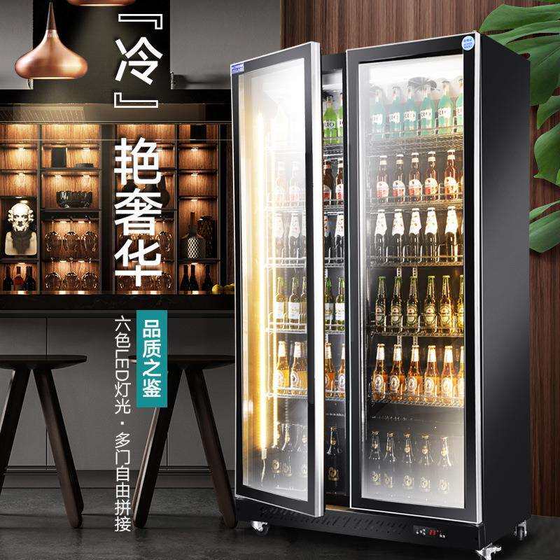 保鲜柜风幕柜商用超市蔬菜酒吧冷藏冰箱展示柜网红冰柜