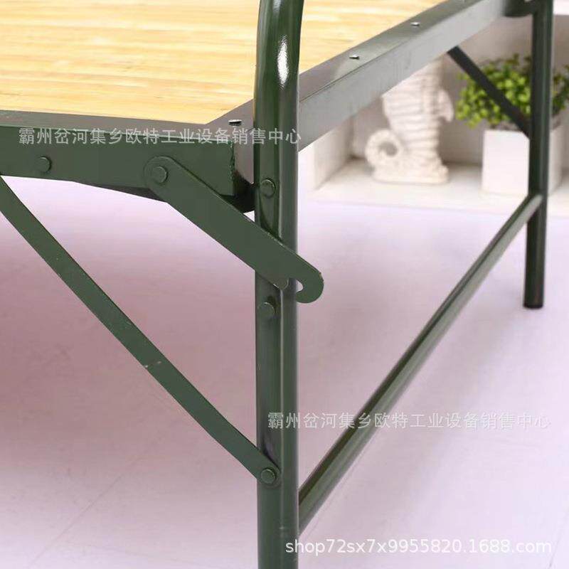 单人午休折叠床家用办公室简易床便携式出租屋铁艺床午睡硬板床