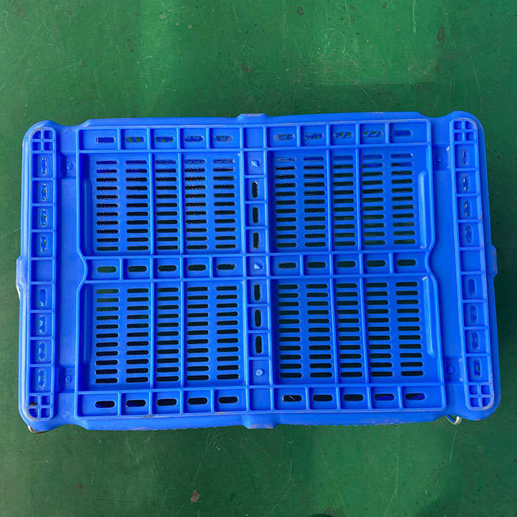 塑料菜箩加厚带铁耳可套叠箩筐蔬菜水果运输筐 佛山塑料筐周转筐