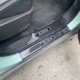 全包门槛踏板护板内门槛条 碳纤维迎宾踏板 广汽埃安Y改装 专用