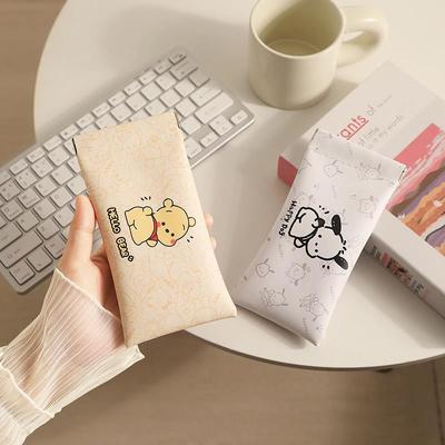 眼镜收纳盒帕恰弹片眼镜袋墨镜太阳镜女收纳套便携抗压近视眼镜包