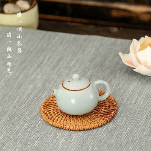 宜兴紫砂迷你小茶壶指尖壶小号袖珍茶具茶宠摆件茶道桌面茶盘