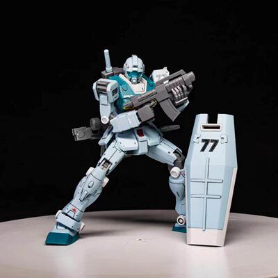 新厂高科GK64903HG1/144吉姆史雷格机RGM-79拼装模型机器人