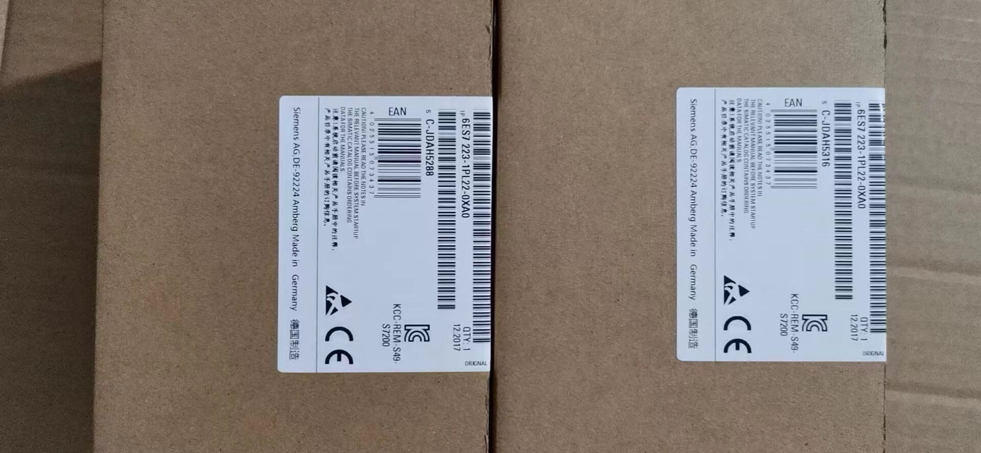 6ES7223-2PL22-0XA0，全新