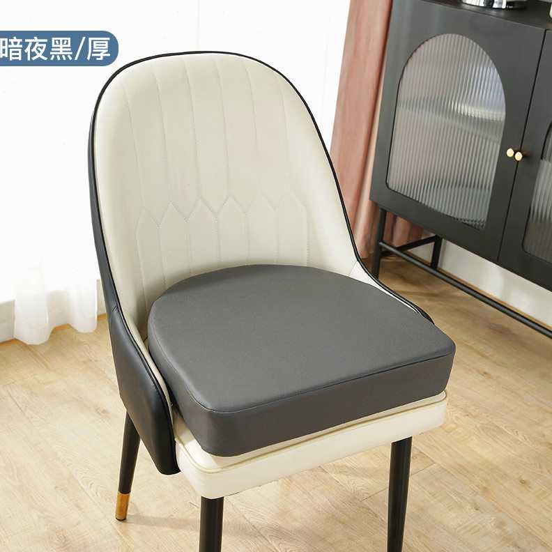北欧风坐垫宝宝儿童纯色增高餐椅垫吃饭加厚U型加高椅子垫子防水